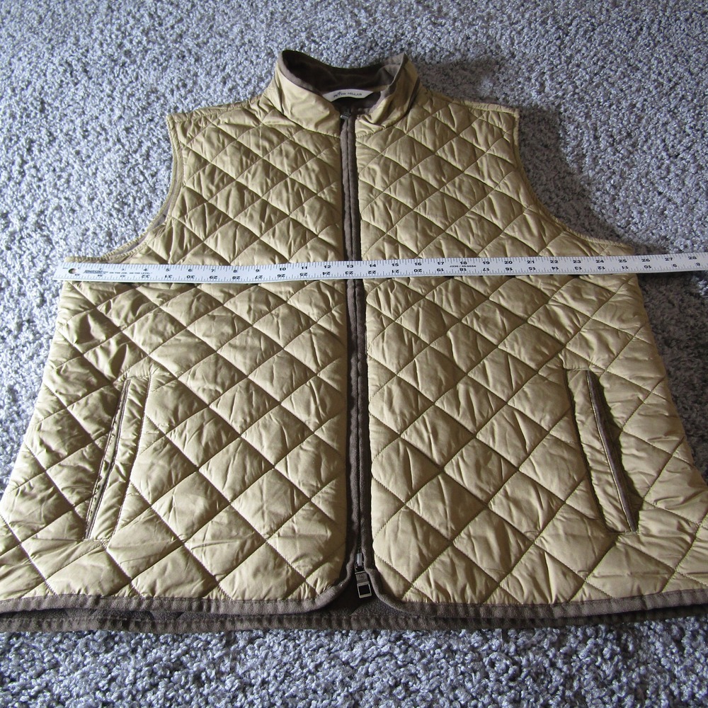 Peter Millar Vest Mens 2XL Essex Quilted Travel Puffer Diamond Fleece Lined - Picture 4 of 11